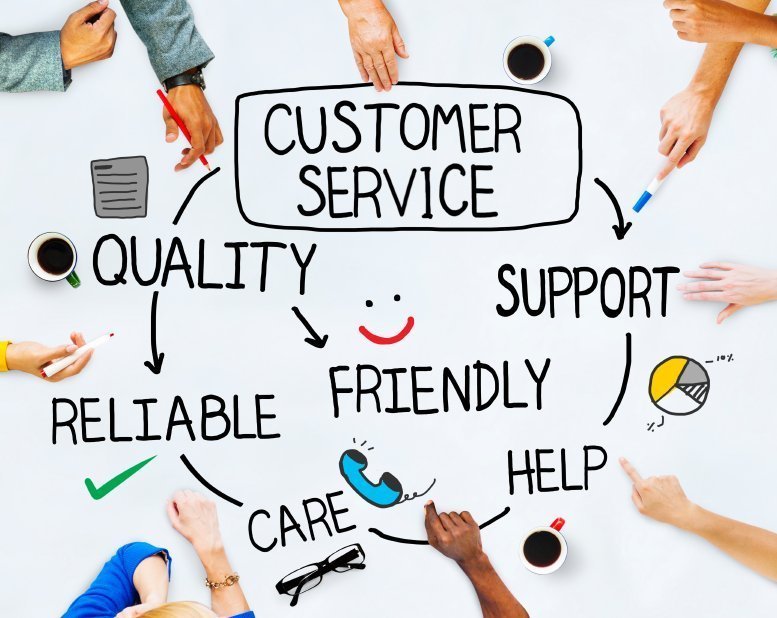 Group of People and Customer Service Concepts