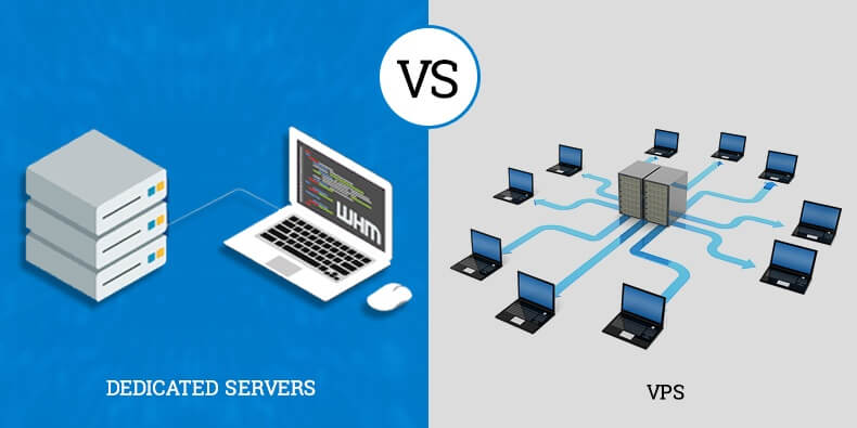 dedicated-server hosting and VPS