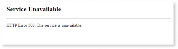 503-error