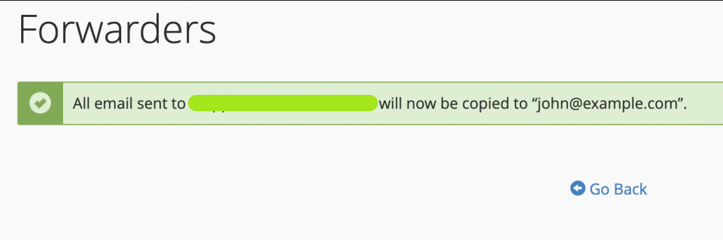 email forwarders completed